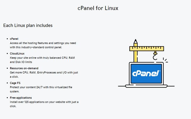 cPanel linux hosting